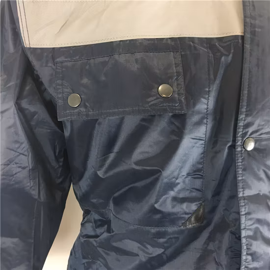 Waterproof Jacket Winter Cold Resistance Coat Navy Blue Hi Vis Work Parka