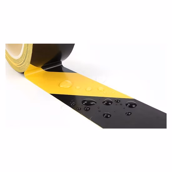 PVC Warehouse Floor Marking Tape Safety Hazard Warning Black Yellow Tape PVC Warning Caution Tape