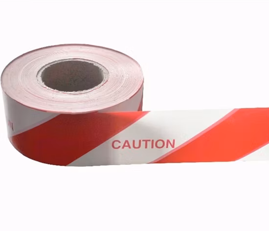 Printed Logo Adhesive Retractable PE Warning Safety Barrier Tape